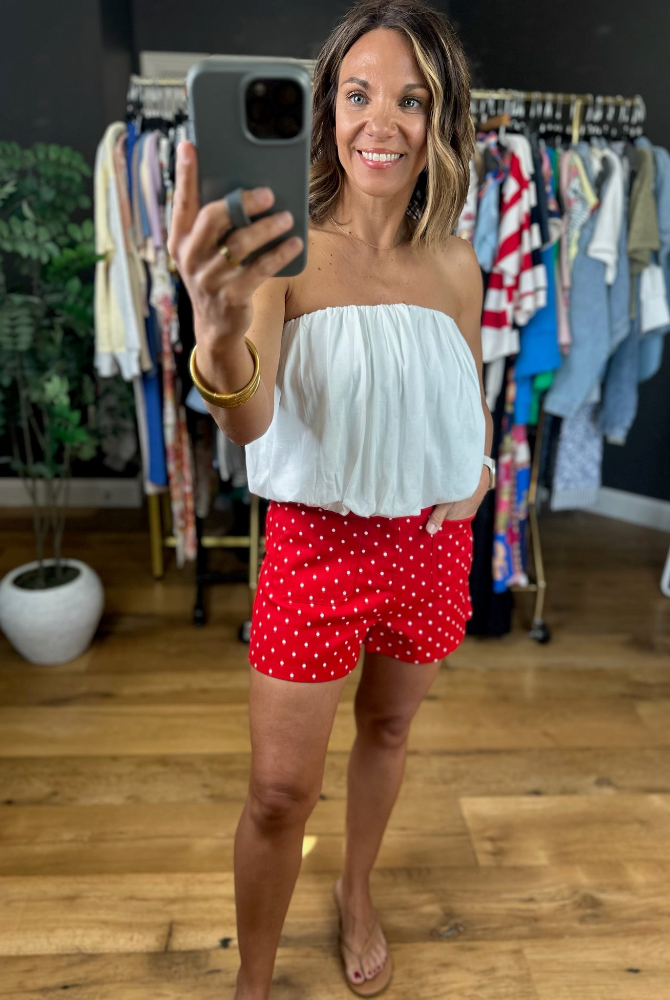 New Beginnings Strapless Top-Sleeveless-Wishlist-Anna Kaytes Boutique, Women's Fashion Boutique in Grinnell, Iowa