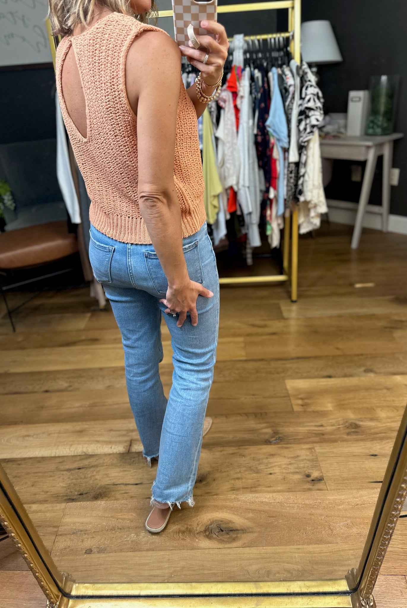 Charming Feeling Knit Top - Caramel-By Together-Anna Kaytes Boutique, Women's Fashion Boutique in Grinnell, Iowa