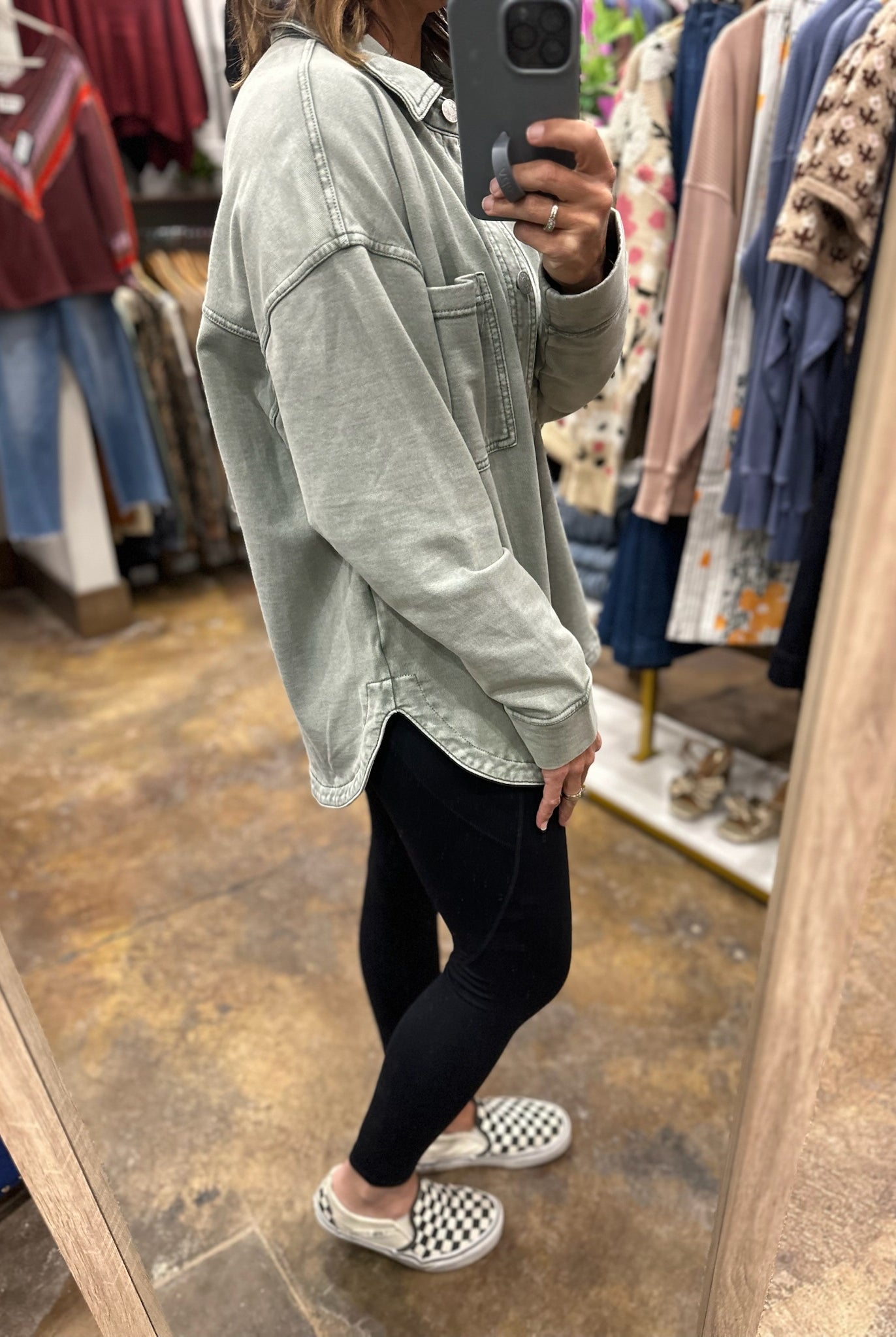 Making Perfect Sense Shacket-Sweaters-Be Cool-Anna Kaytes Boutique, Women's Fashion Boutique in Grinnell, Iowa