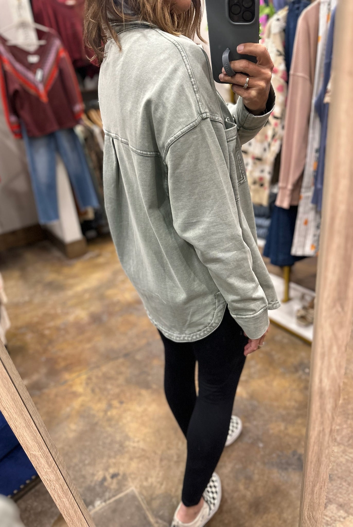 Making Perfect Sense Shacket-Sweaters-Be Cool-Anna Kaytes Boutique, Women's Fashion Boutique in Grinnell, Iowa