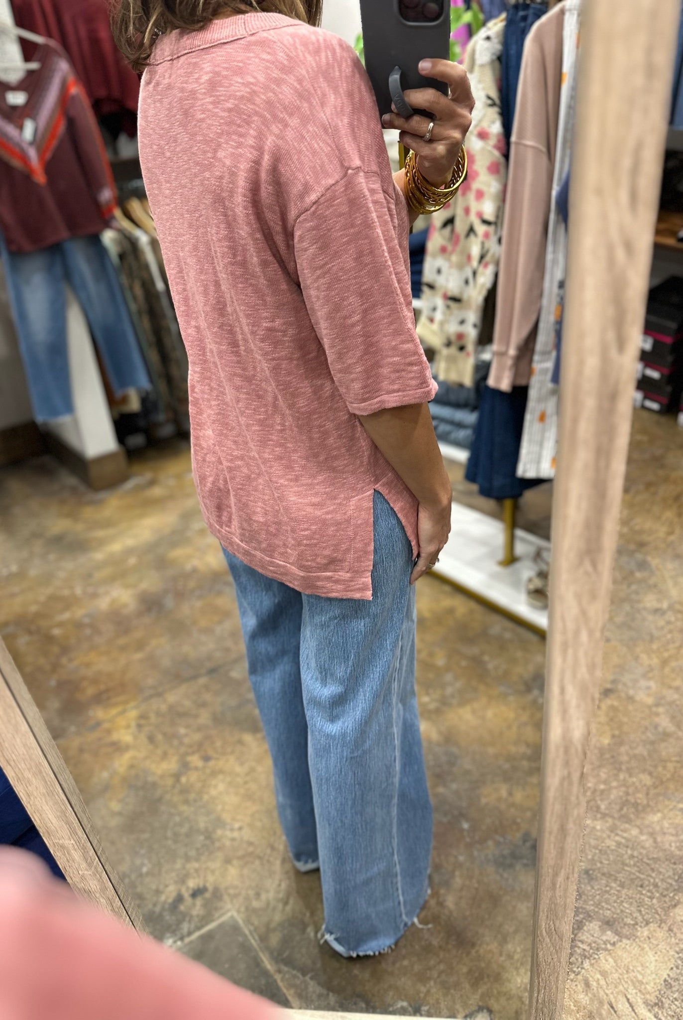 The Way In Short Sleeve Knit-Sweaters-Be Cool-Anna Kaytes Boutique, Women's Fashion Boutique in Grinnell, Iowa