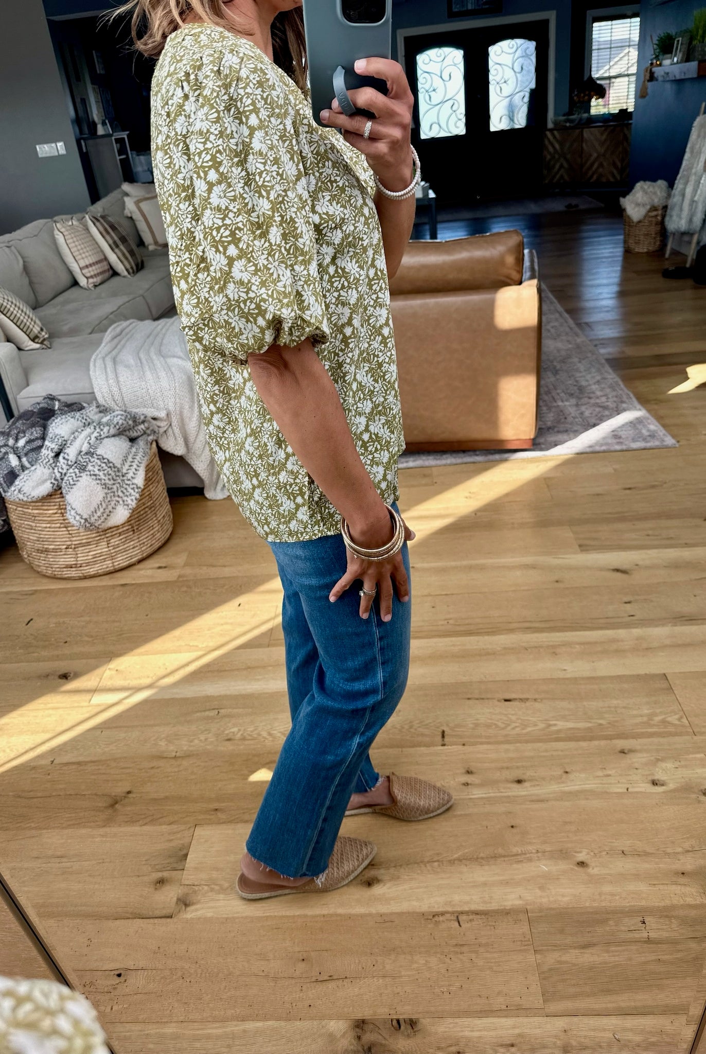 Warmth Of Wildflowers Floral Top-Anniewear-Anna Kaytes Boutique, Women's Fashion Boutique in Grinnell, Iowa