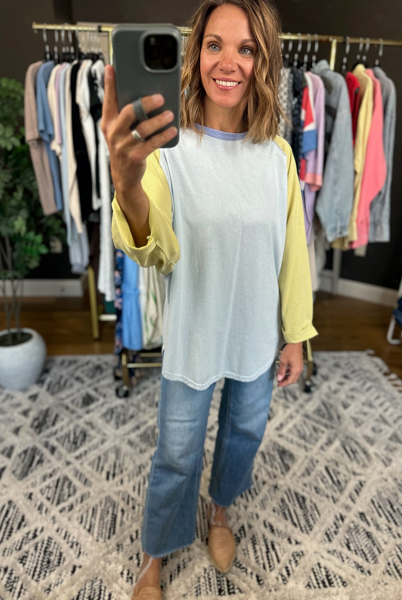 Last Look 3/4 Sleeve Dolman Top-Short Sleeves-Easel-Anna Kaytes Boutique, Women's Fashion Boutique in Grinnell, Iowa