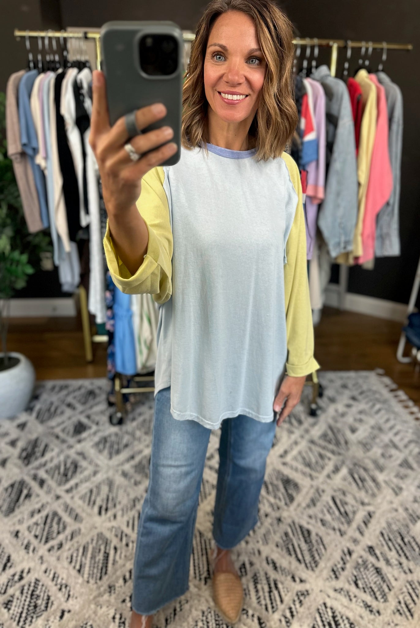 Last Look 3/4 Sleeve Dolman Top-Short Sleeves-Easel-Anna Kaytes Boutique, Women's Fashion Boutique in Grinnell, Iowa