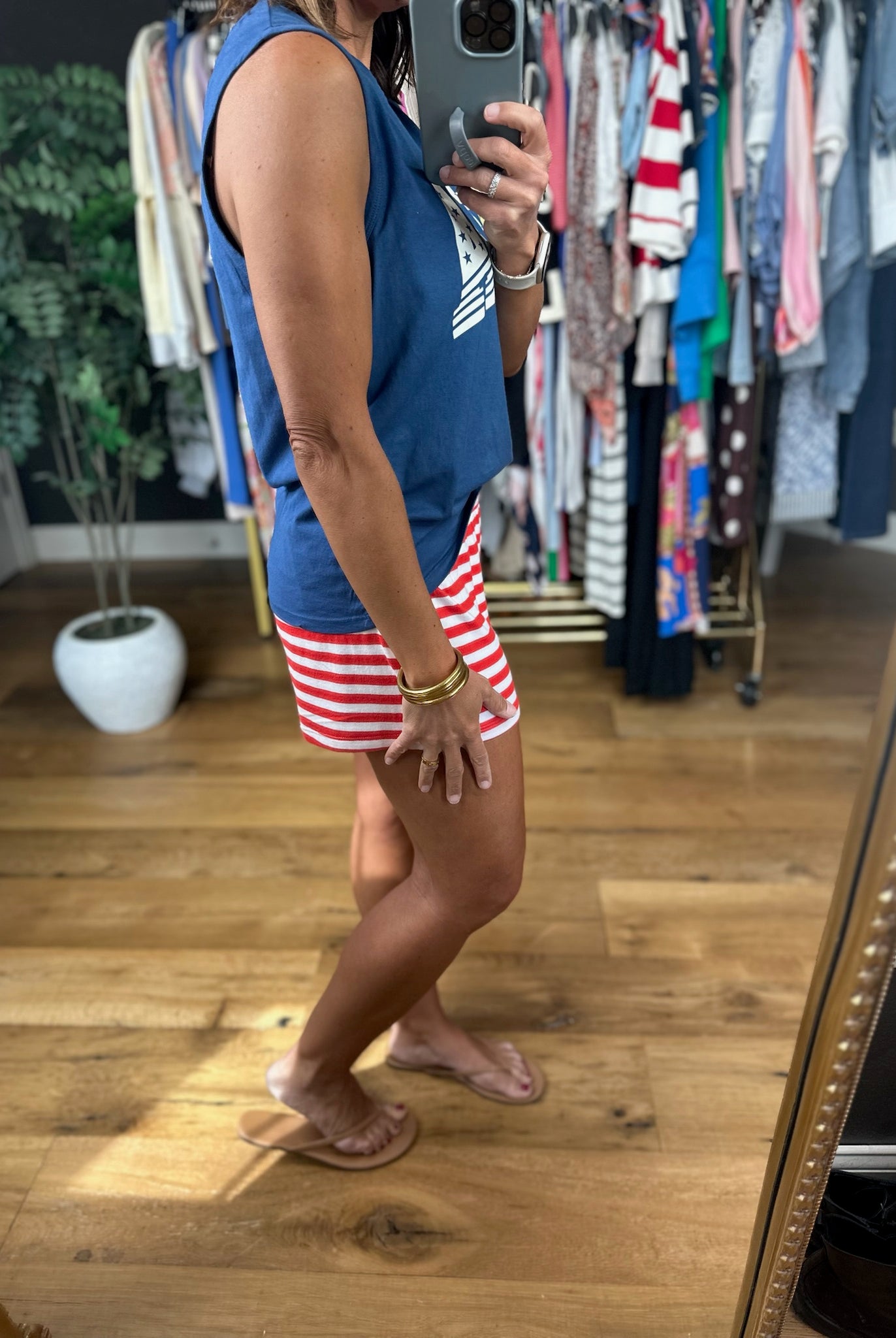 Z Supply Stars and Stripes Muscle Tank-Sleeveless-Z Supply-Anna Kaytes Boutique, Women's Fashion Boutique in Grinnell, Iowa