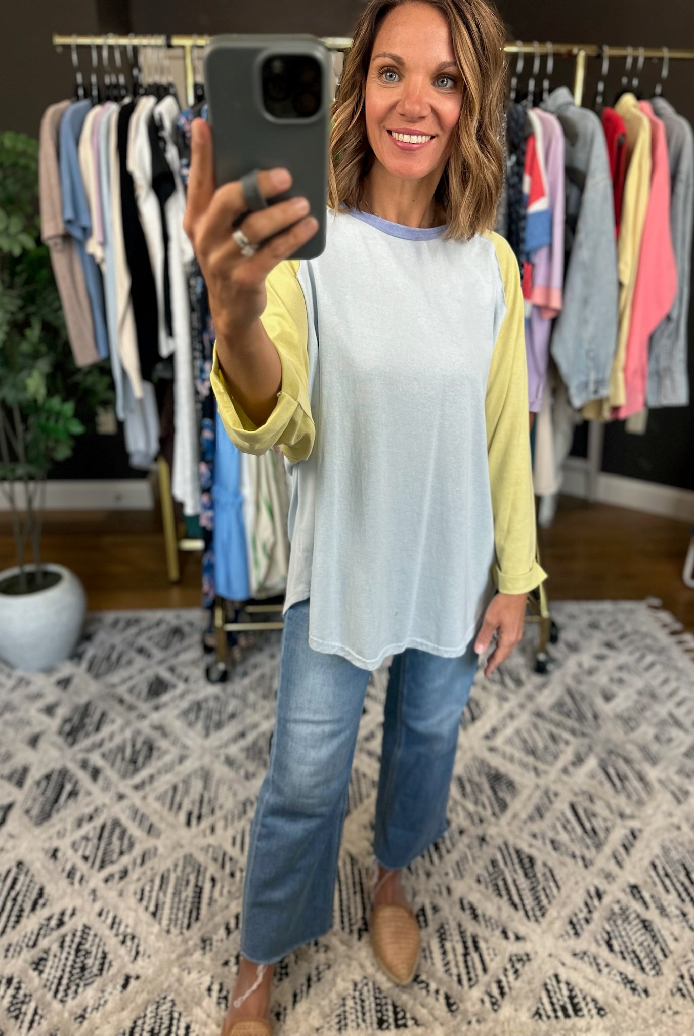 Last Look 3/4 Sleeve Dolman Top-Short Sleeves-Easel-Anna Kaytes Boutique, Women's Fashion Boutique in Grinnell, Iowa