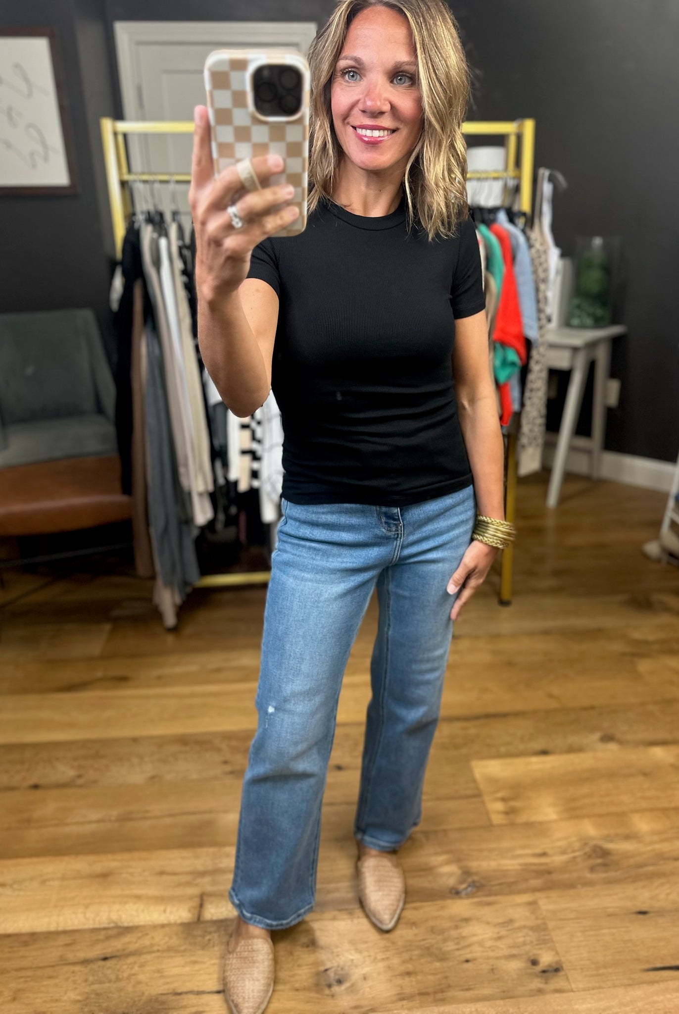 The Emily Basic Tee - Multiple Options-Mono B-Anna Kaytes Boutique, Women's Fashion Boutique in Grinnell, Iowa