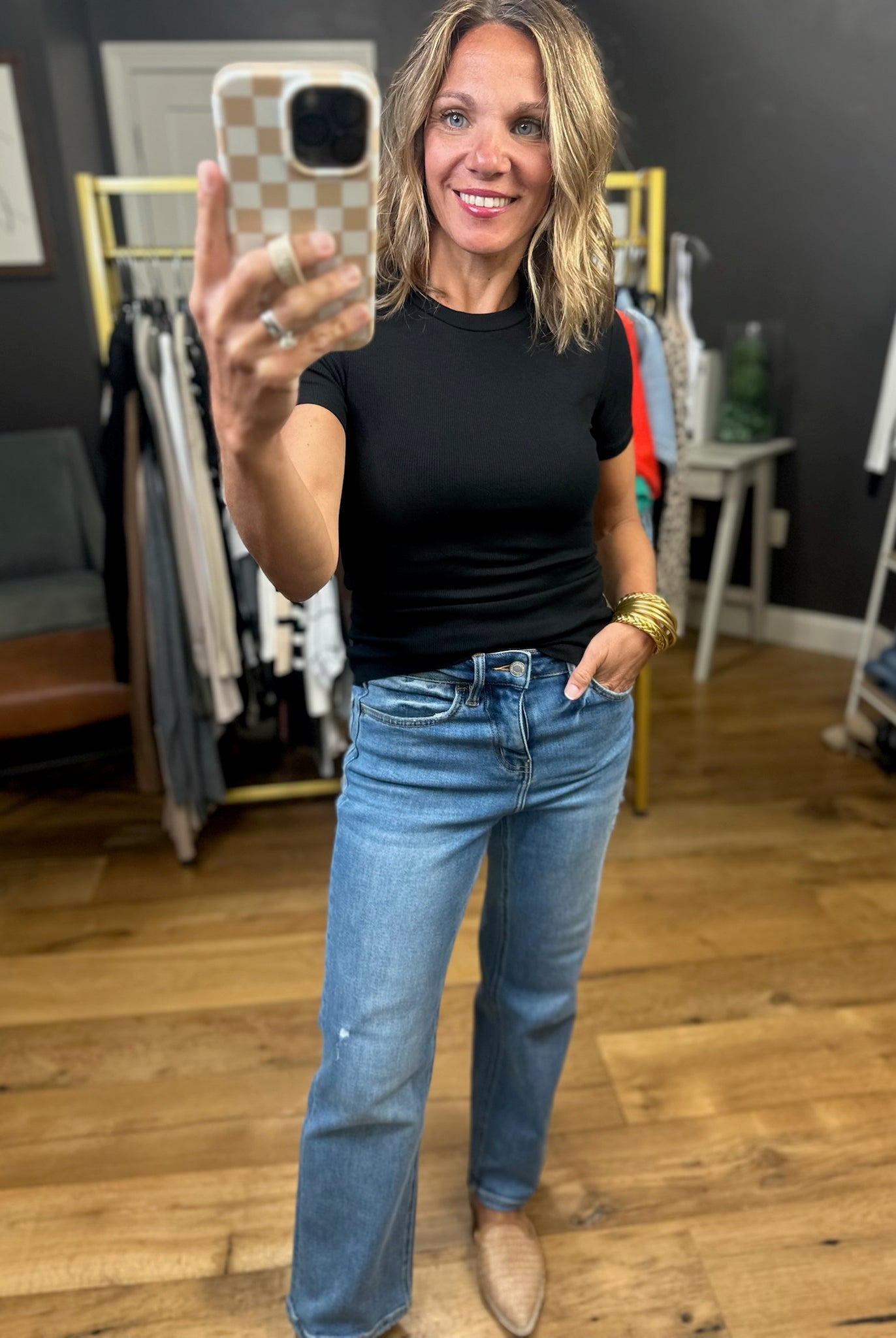 The Emily Basic Tee - Multiple Options-Mono B-Anna Kaytes Boutique, Women's Fashion Boutique in Grinnell, Iowa