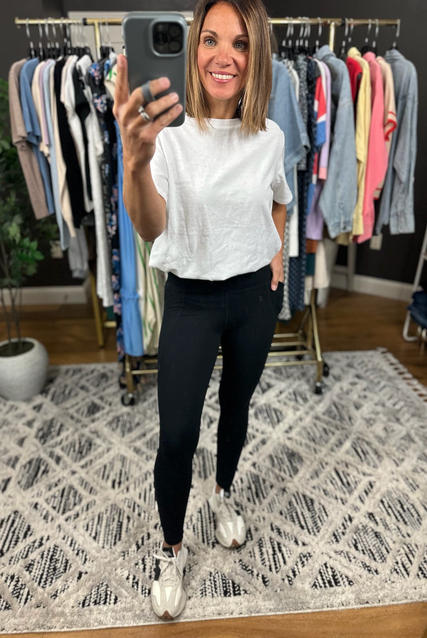 The Maizee Cloud Sculpt High Waisted Leggings-Pants-Mono B-Anna Kaytes Boutique, Women's Fashion Boutique in Grinnell, Iowa