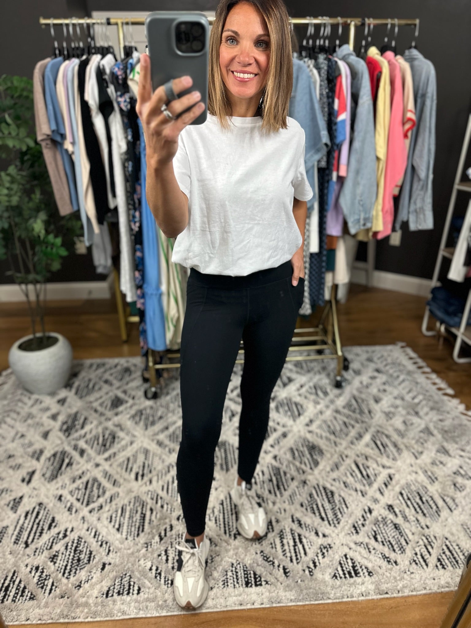 The Maizee Cloud Sculpt High Waisted Leggings-Pants-Mono B-Anna Kaytes Boutique, Women's Fashion Boutique in Grinnell, Iowa