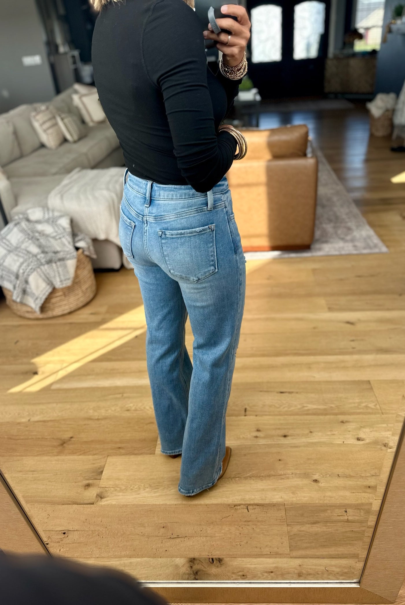 The Josie Mid-Rise Slim Wide Leg Denim-Vervet-Anna Kaytes Boutique, Women's Fashion Boutique in Grinnell, Iowa