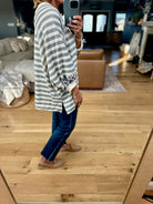 Thinking Still Striped Top-Bucketlist-Anna Kaytes Boutique, Women's Fashion Boutique in Grinnell, Iowa