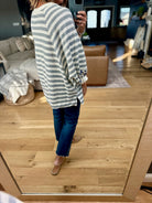 Thinking Still Striped Top-Bucketlist-Anna Kaytes Boutique, Women's Fashion Boutique in Grinnell, Iowa