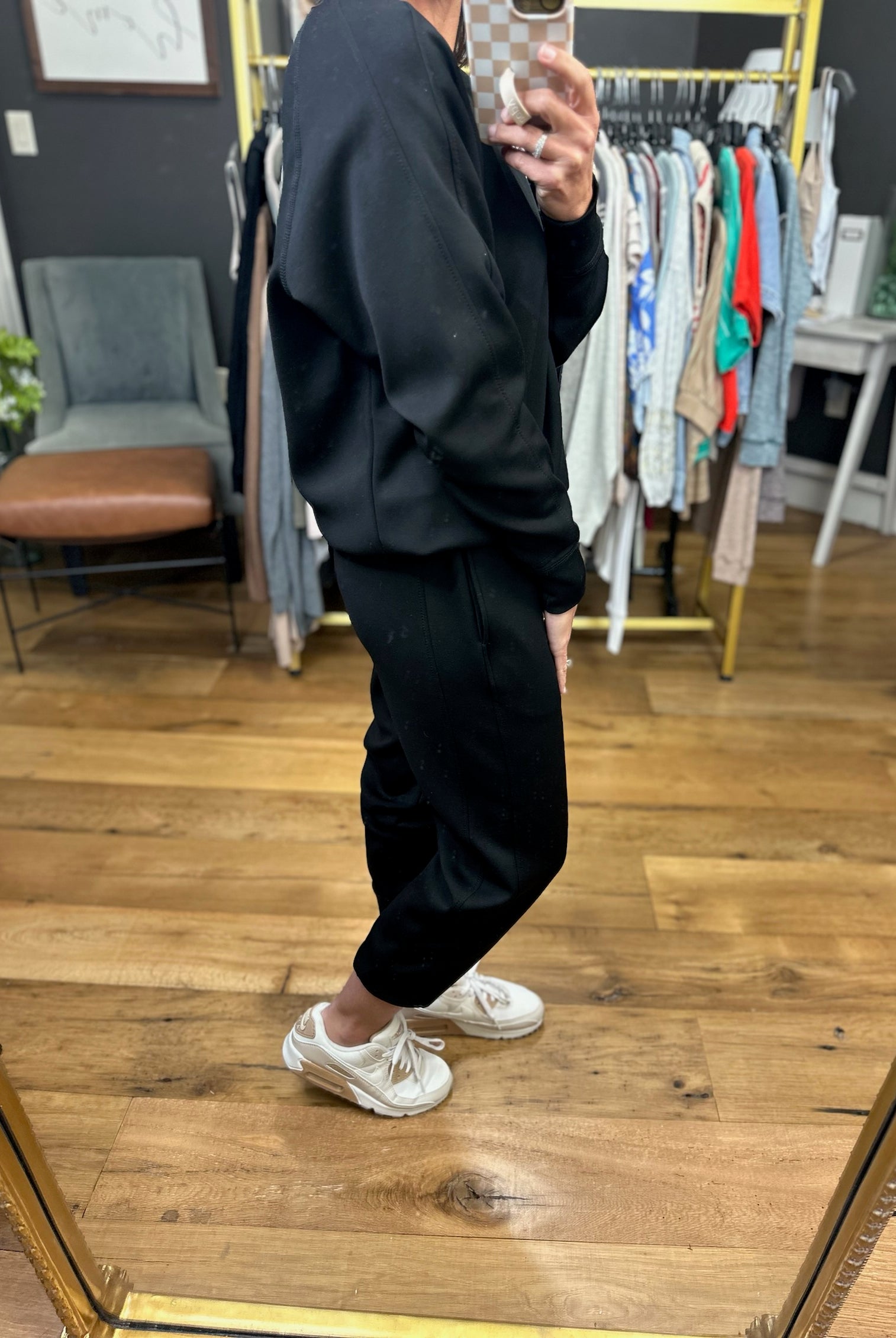 The Elsie 2-Piece Crewneck + Jogger Set - Multiple Options-Mono B-Anna Kaytes Boutique, Women's Fashion Boutique in Grinnell, Iowa