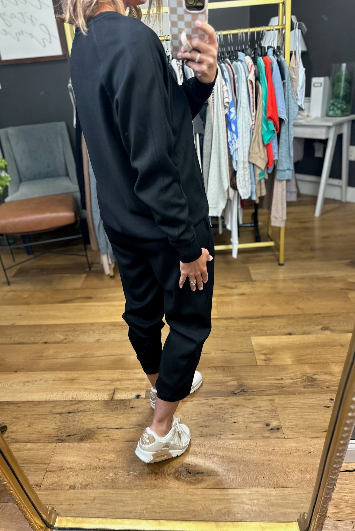 The Elsie 2-Piece Crewneck + Jogger Set - Multiple Options-Mono B-Anna Kaytes Boutique, Women's Fashion Boutique in Grinnell, Iowa