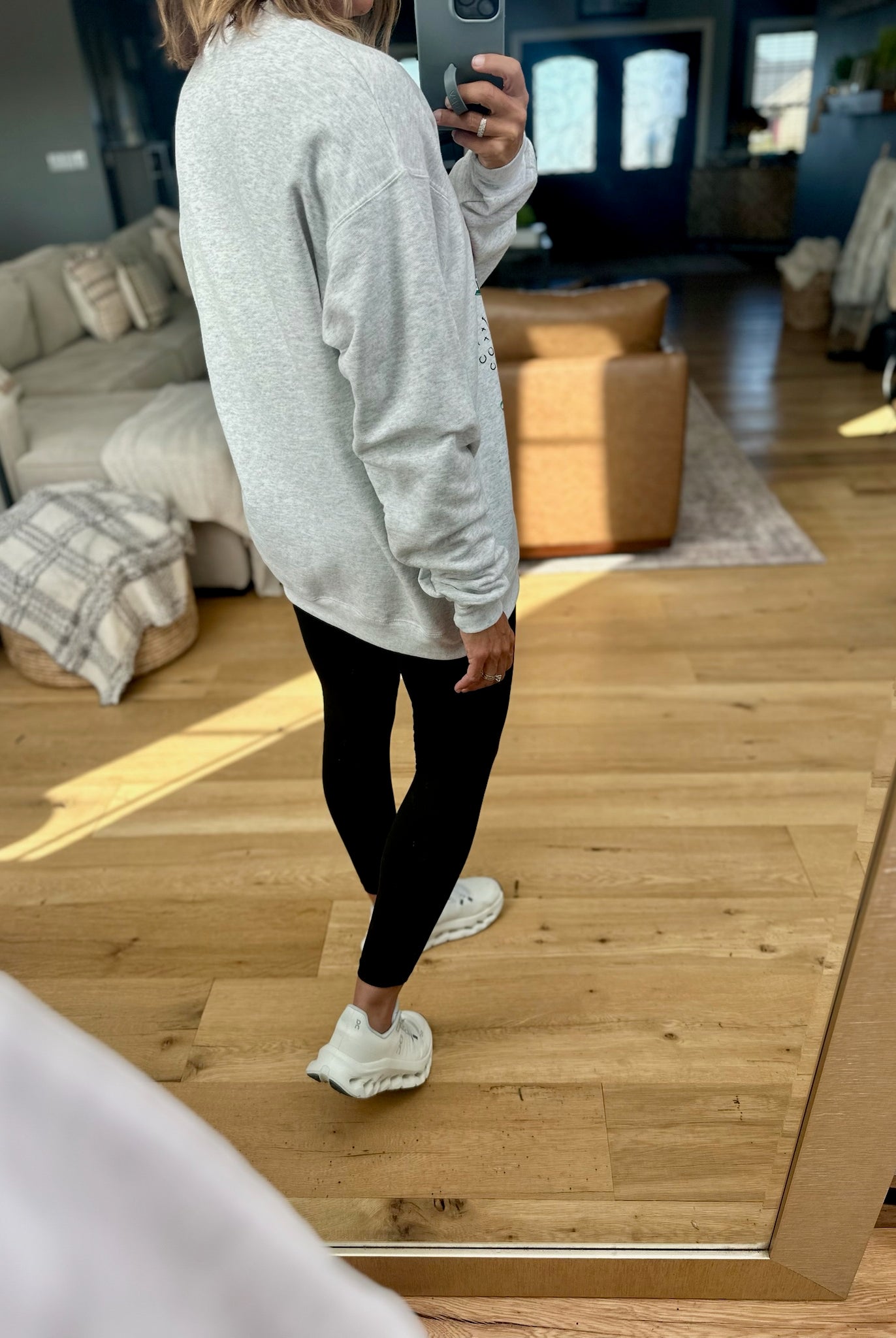 Run The Dang Ball Crewneck Sweatshirt-Etta & East-Anna Kaytes Boutique, Women's Fashion Boutique in Grinnell, Iowa