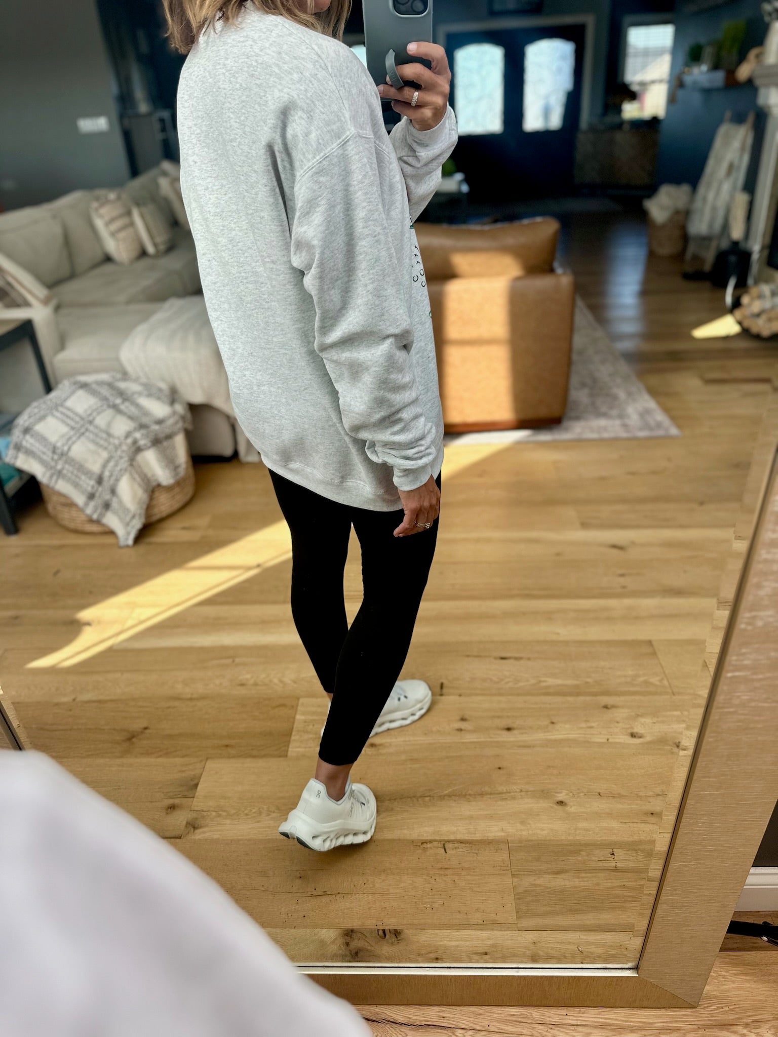 Run The Dang Ball Crewneck Sweatshirt-Etta & East-Anna Kaytes Boutique, Women's Fashion Boutique in Grinnell, Iowa