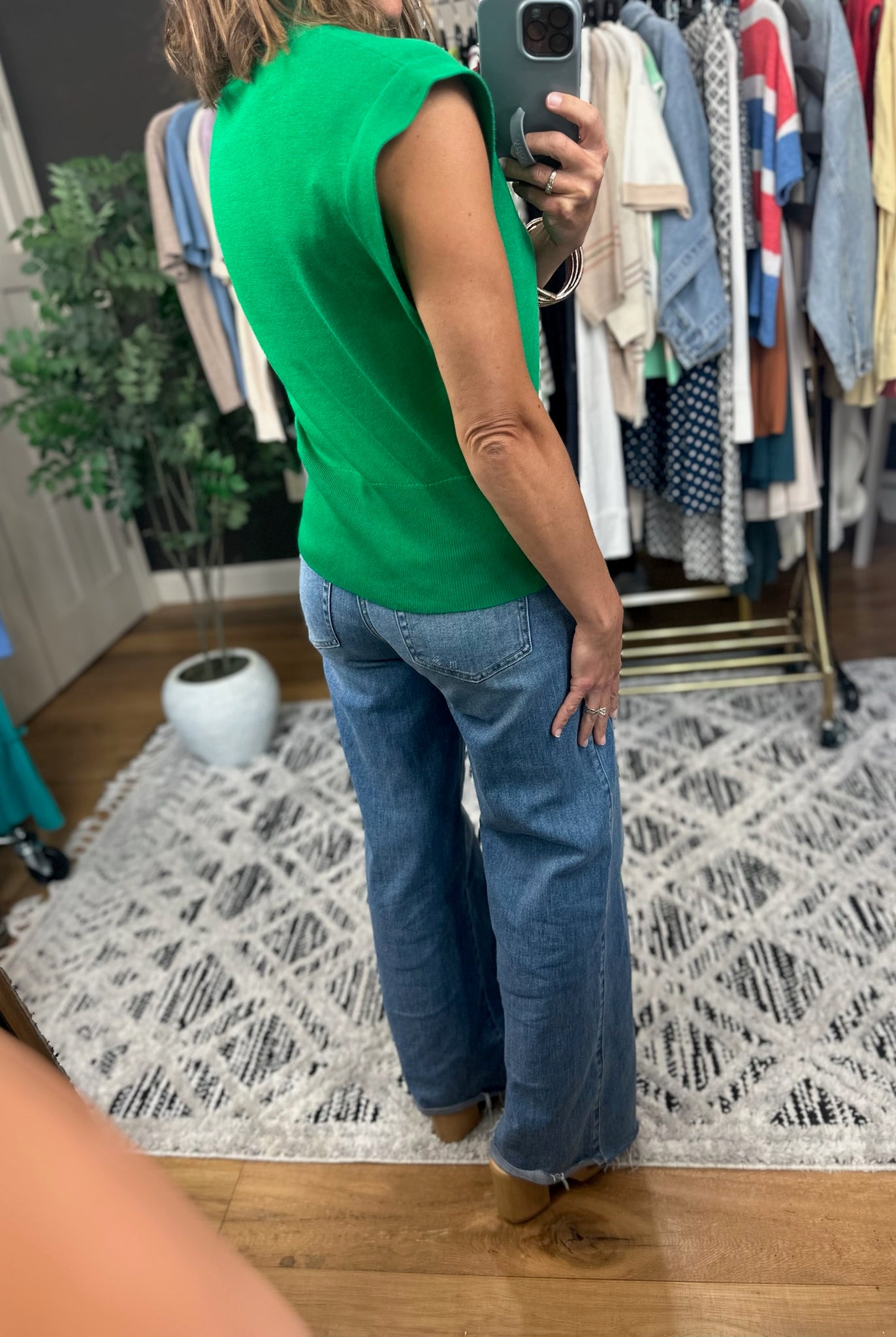 The Brightest Journey Knit Top-Short Sleeves-Entro-Anna Kaytes Boutique, Women's Fashion Boutique in Grinnell, Iowa