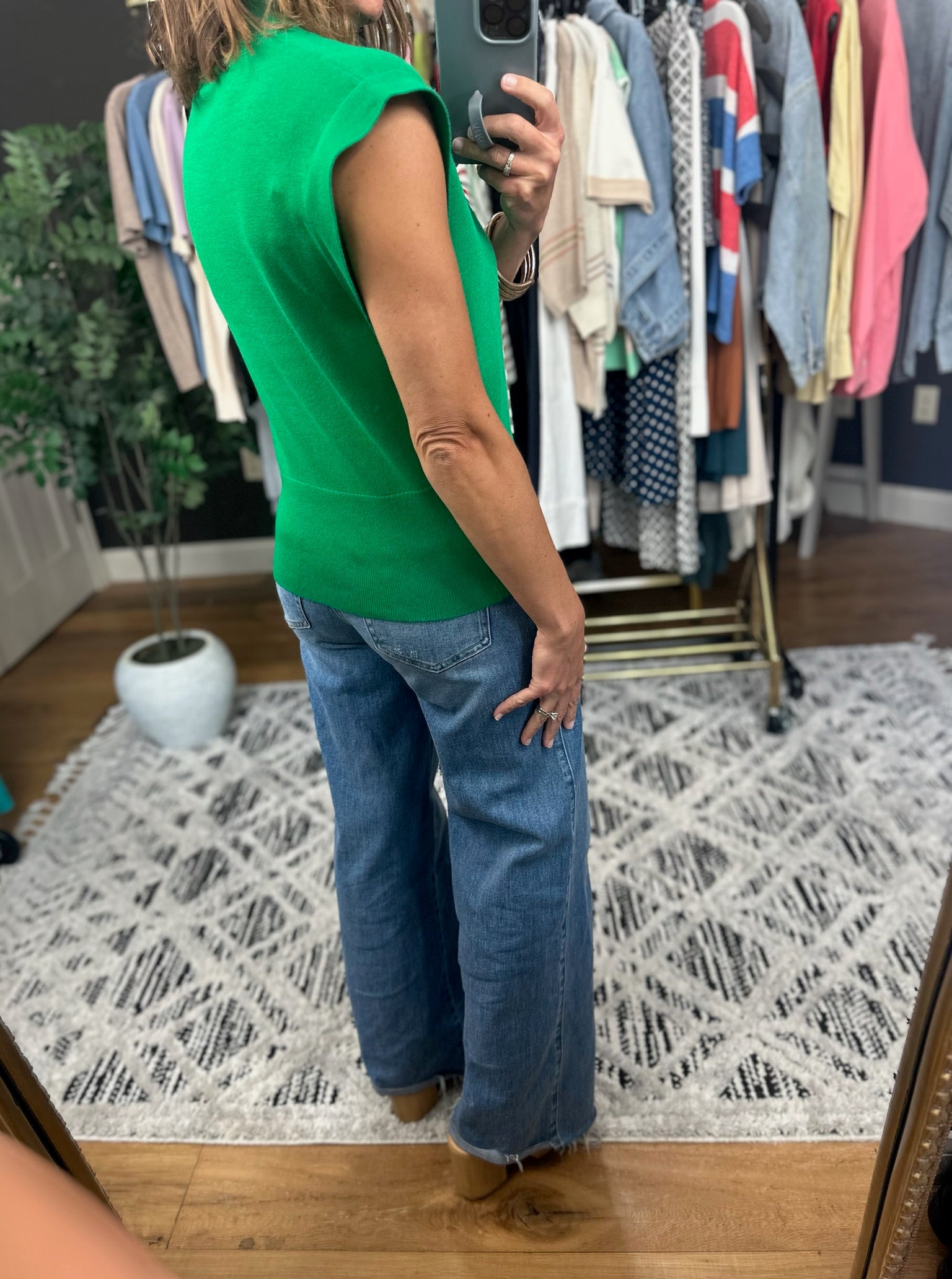 The Brightest Journey Knit Top-Short Sleeves-Entro-Anna Kaytes Boutique, Women's Fashion Boutique in Grinnell, Iowa