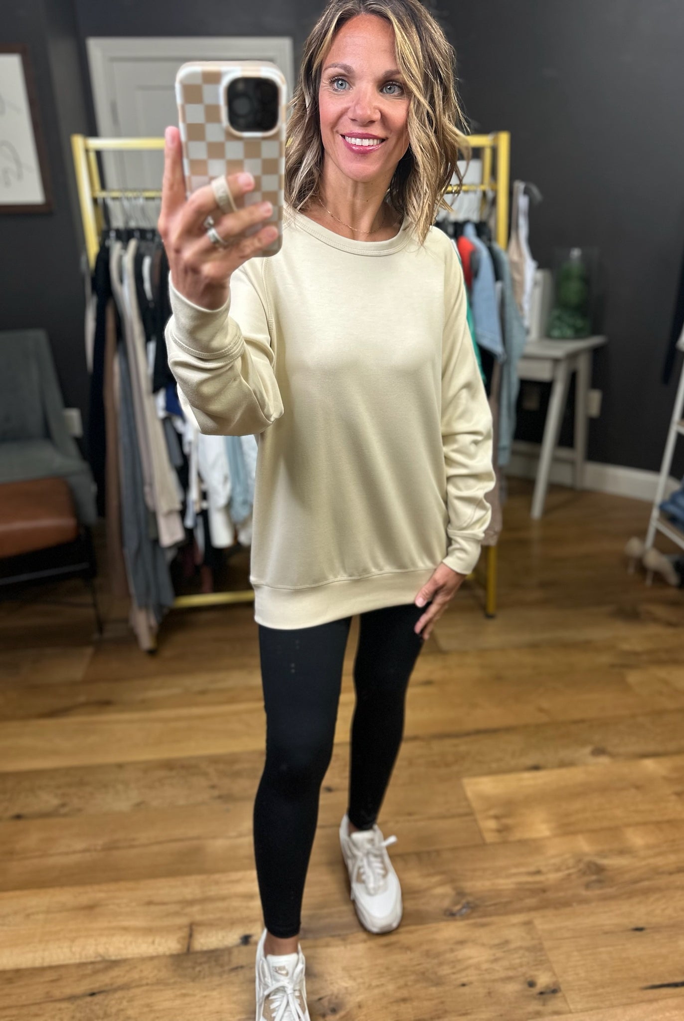 The Elsie Crewneck Sweatshirt - Multiple Options-Mono B-Anna Kaytes Boutique, Women's Fashion Boutique in Grinnell, Iowa