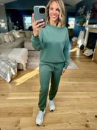 Colder Weather Scuba Crew + Jogger Set-Zenana-Anna Kaytes Boutique, Women's Fashion Boutique in Grinnell, Iowa