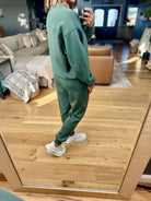 Colder Weather Scuba Crew + Jogger Set-Zenana-Anna Kaytes Boutique, Women's Fashion Boutique in Grinnell, Iowa