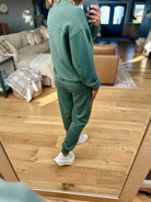 Colder Weather Scuba Crew + Jogger Set-Zenana-Anna Kaytes Boutique, Women's Fashion Boutique in Grinnell, Iowa