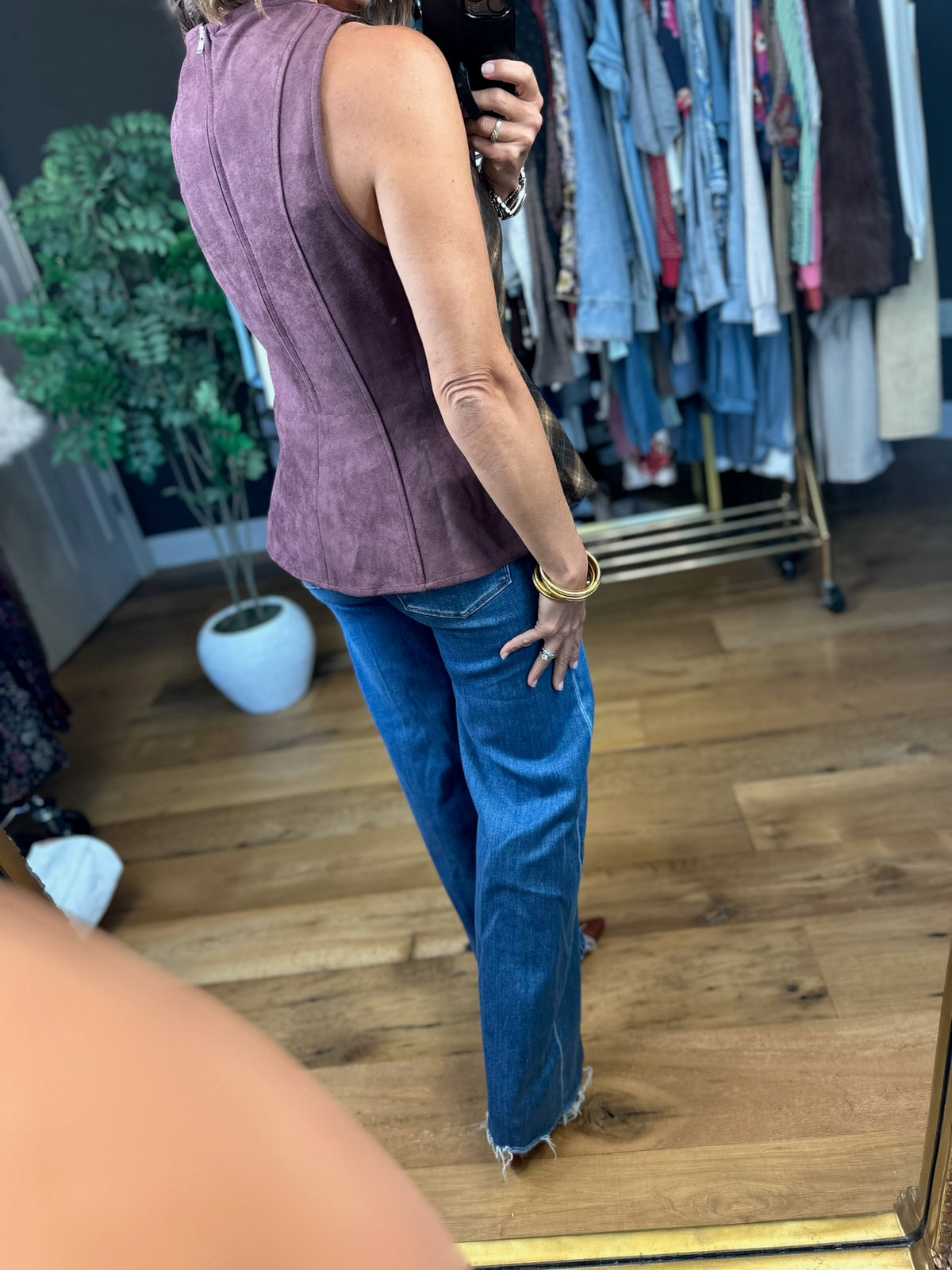Open Door Two-Toned Peplum Top-Sleeveless-THML-Anna Kaytes Boutique, Women's Fashion Boutique in Grinnell, Iowa