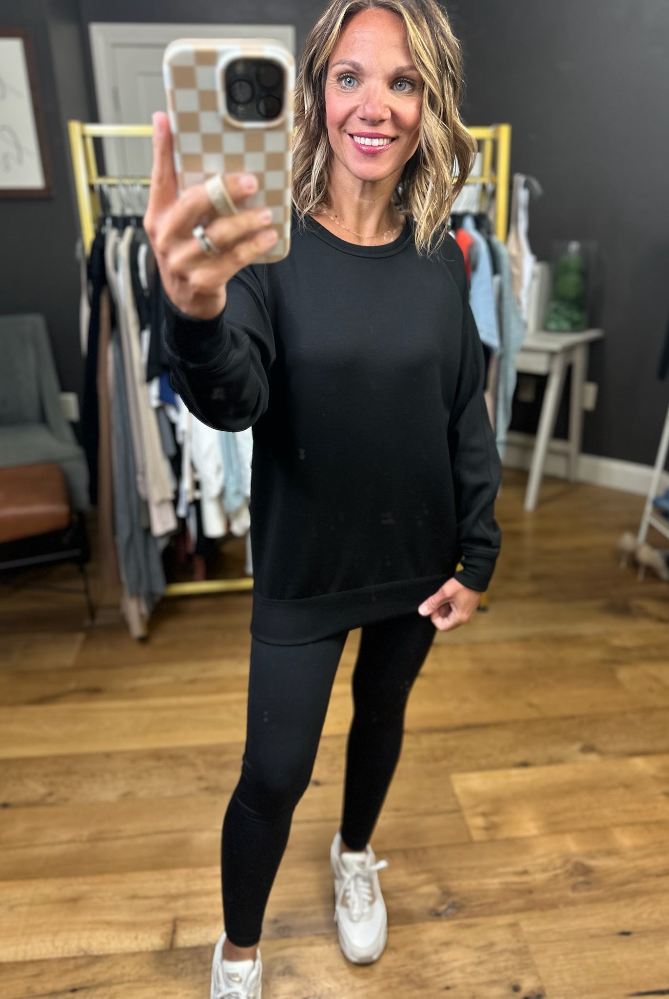 The Elsie Crewneck Sweatshirt - Multiple Options-Mono B-Anna Kaytes Boutique, Women's Fashion Boutique in Grinnell, Iowa