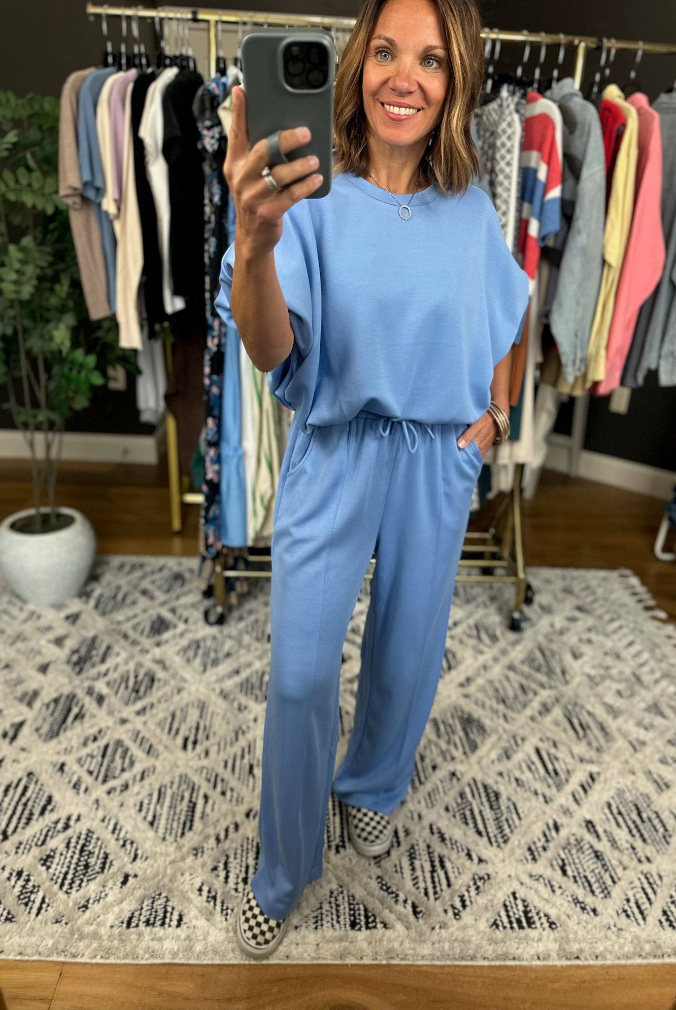 Free & Easy 2-Piece Set-Jumpsuits-Wishlist-Anna Kaytes Boutique, Women's Fashion Boutique in Grinnell, Iowa