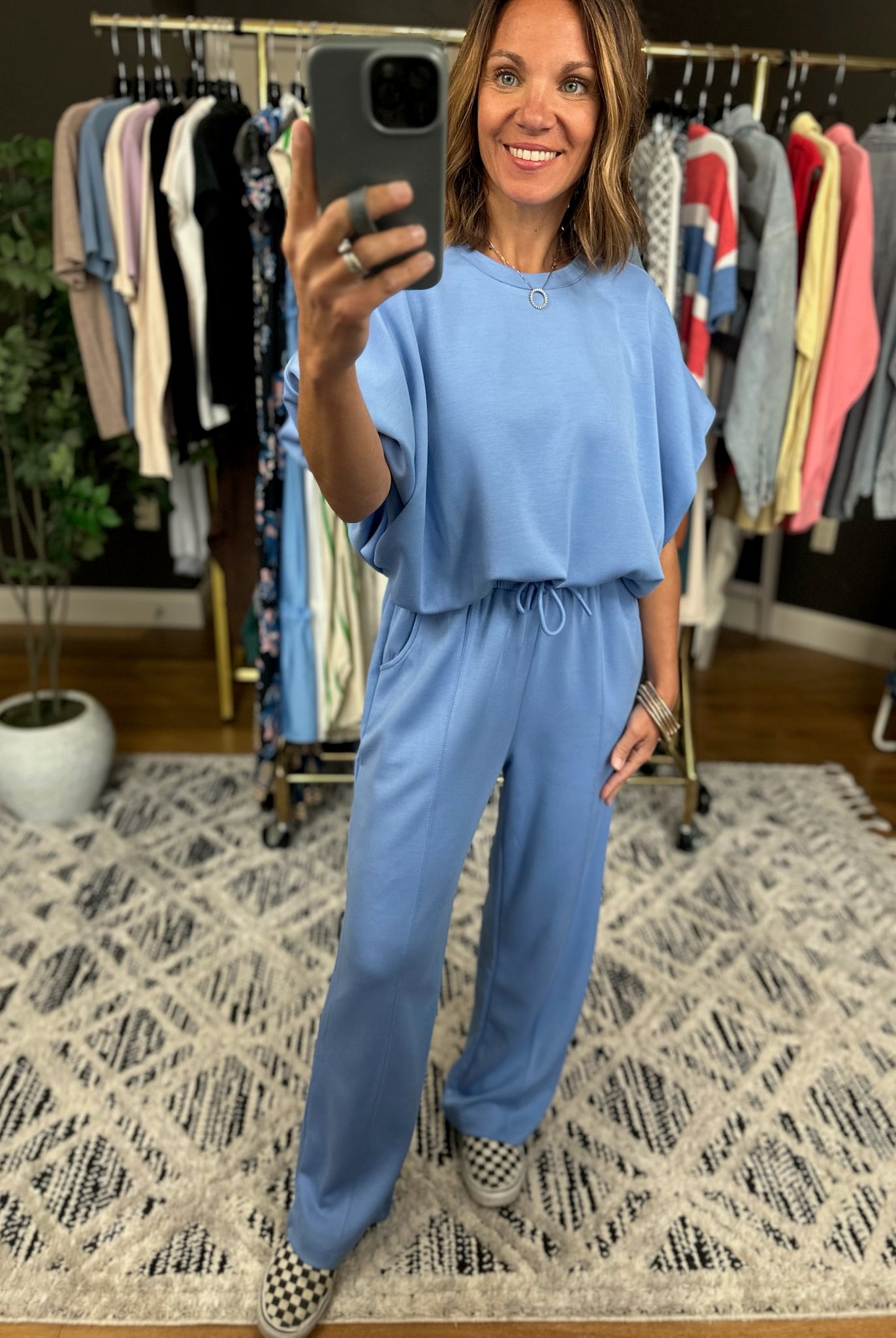 Free & Easy 2-Piece Set-Jumpsuits-Wishlist-Anna Kaytes Boutique, Women's Fashion Boutique in Grinnell, Iowa