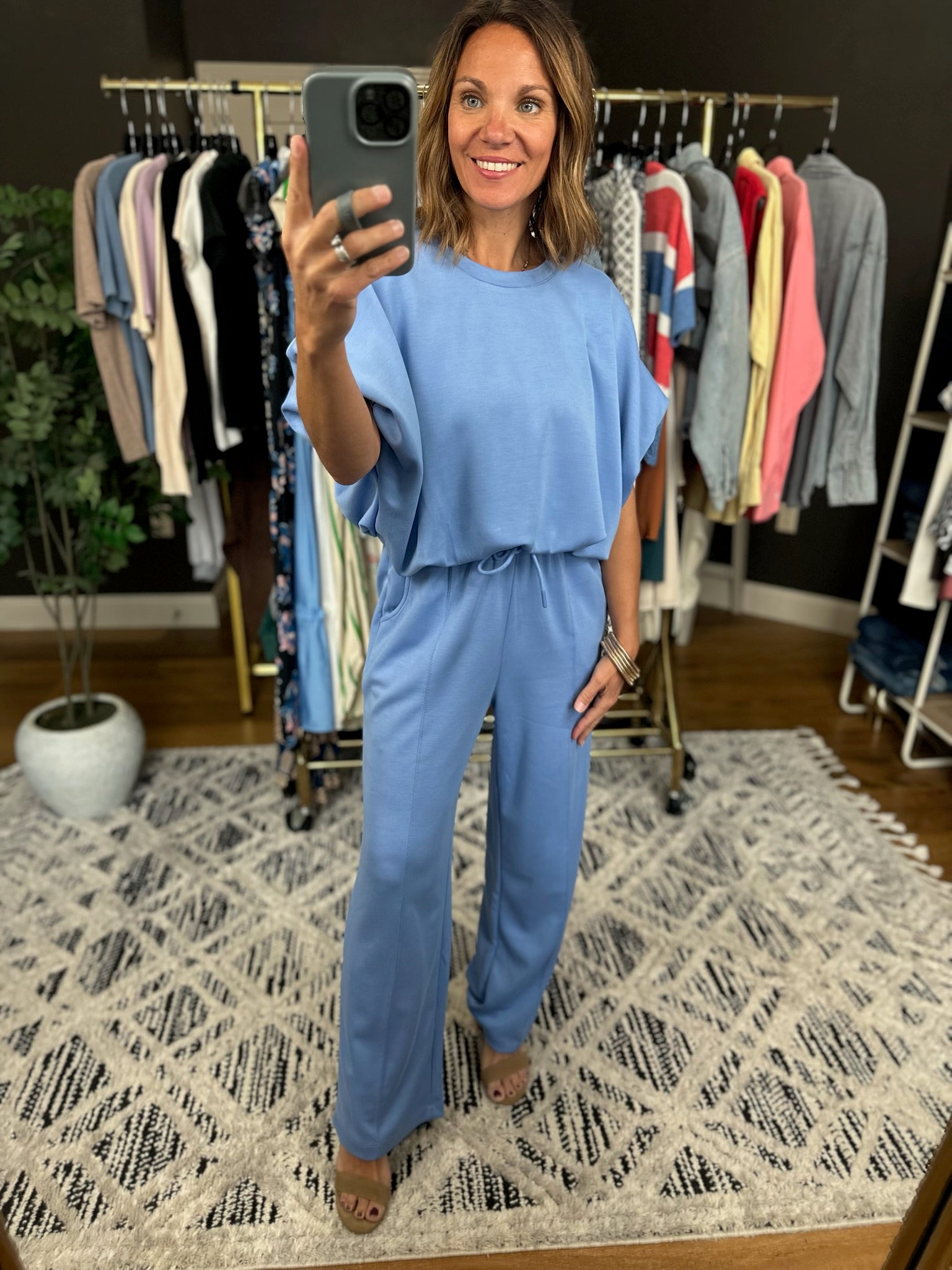 Free & Easy 2-Piece Set-Jumpsuits-Wishlist-Anna Kaytes Boutique, Women's Fashion Boutique in Grinnell, Iowa