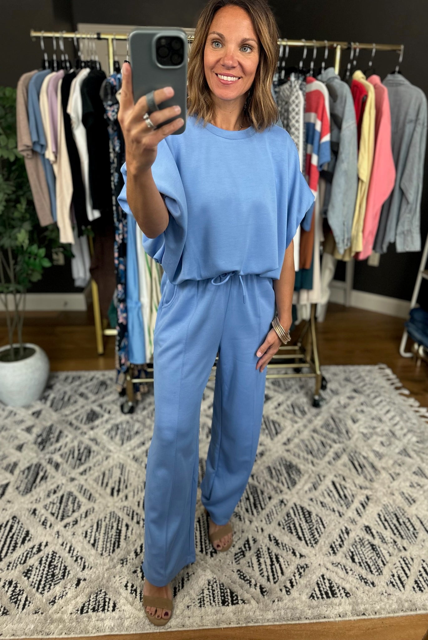 Free & Easy 2-Piece Set-Jumpsuits-Wishlist-Anna Kaytes Boutique, Women's Fashion Boutique in Grinnell, Iowa