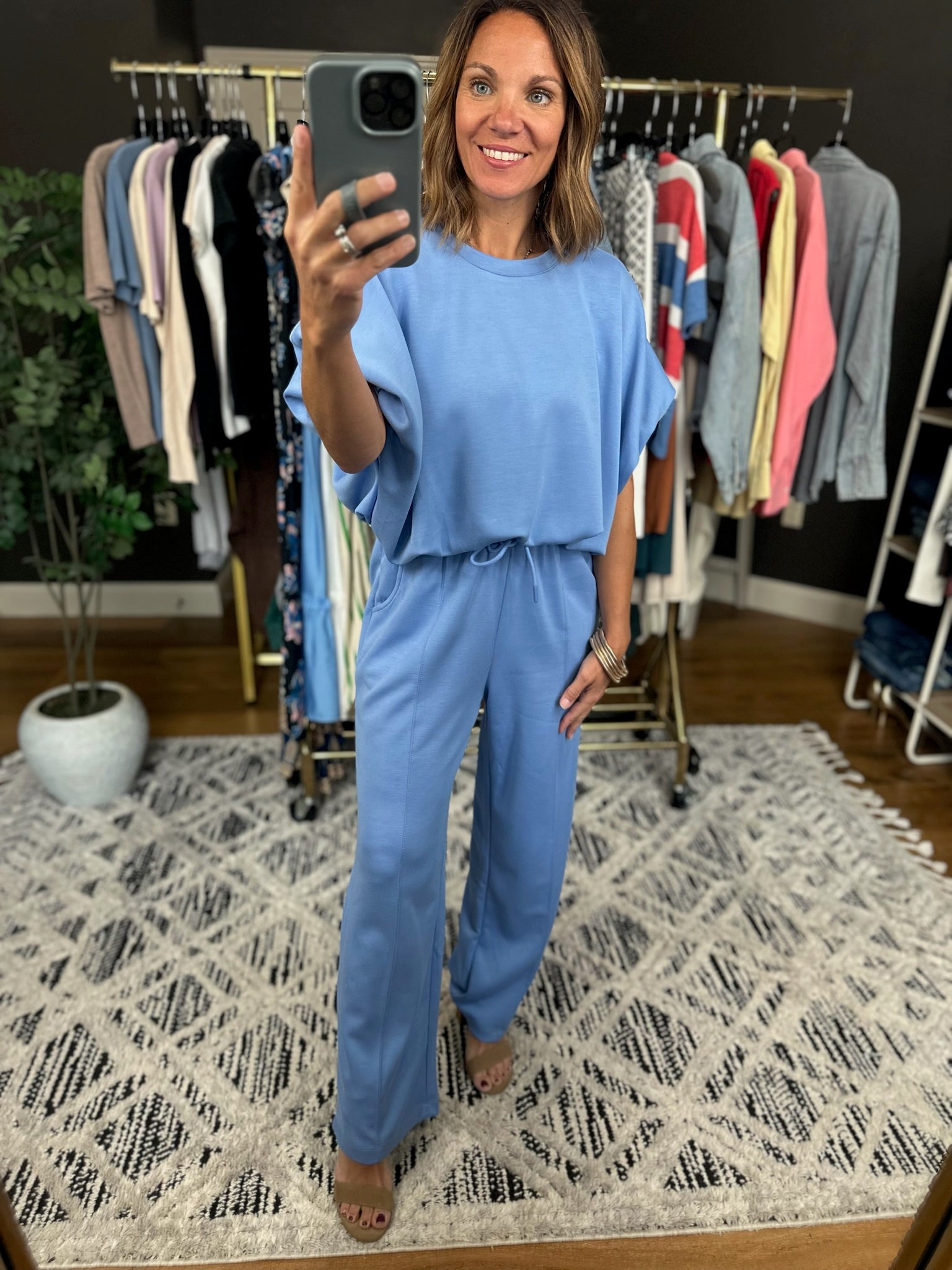 Free & Easy 2-Piece Set-Jumpsuits-Wishlist-Anna Kaytes Boutique, Women's Fashion Boutique in Grinnell, Iowa