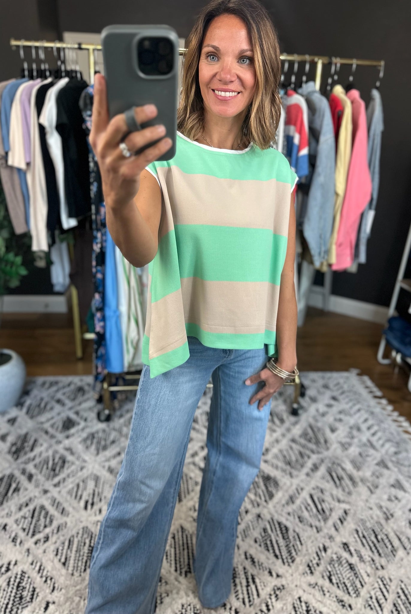 Make A Move Asymmetrical Top-Short Sleeves-Wishlist-Anna Kaytes Boutique, Women's Fashion Boutique in Grinnell, Iowa