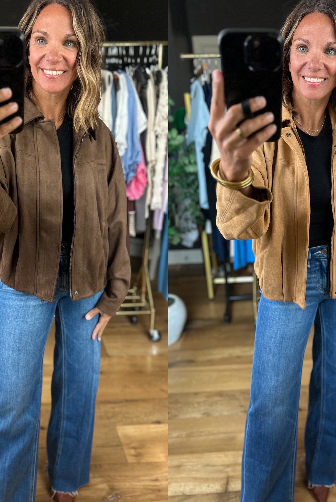 The Sienna Bubble-Hem Jacket-Jackets-Skies Are Blue-Anna Kaytes Boutique, Women's Fashion Boutique in Grinnell, Iowa