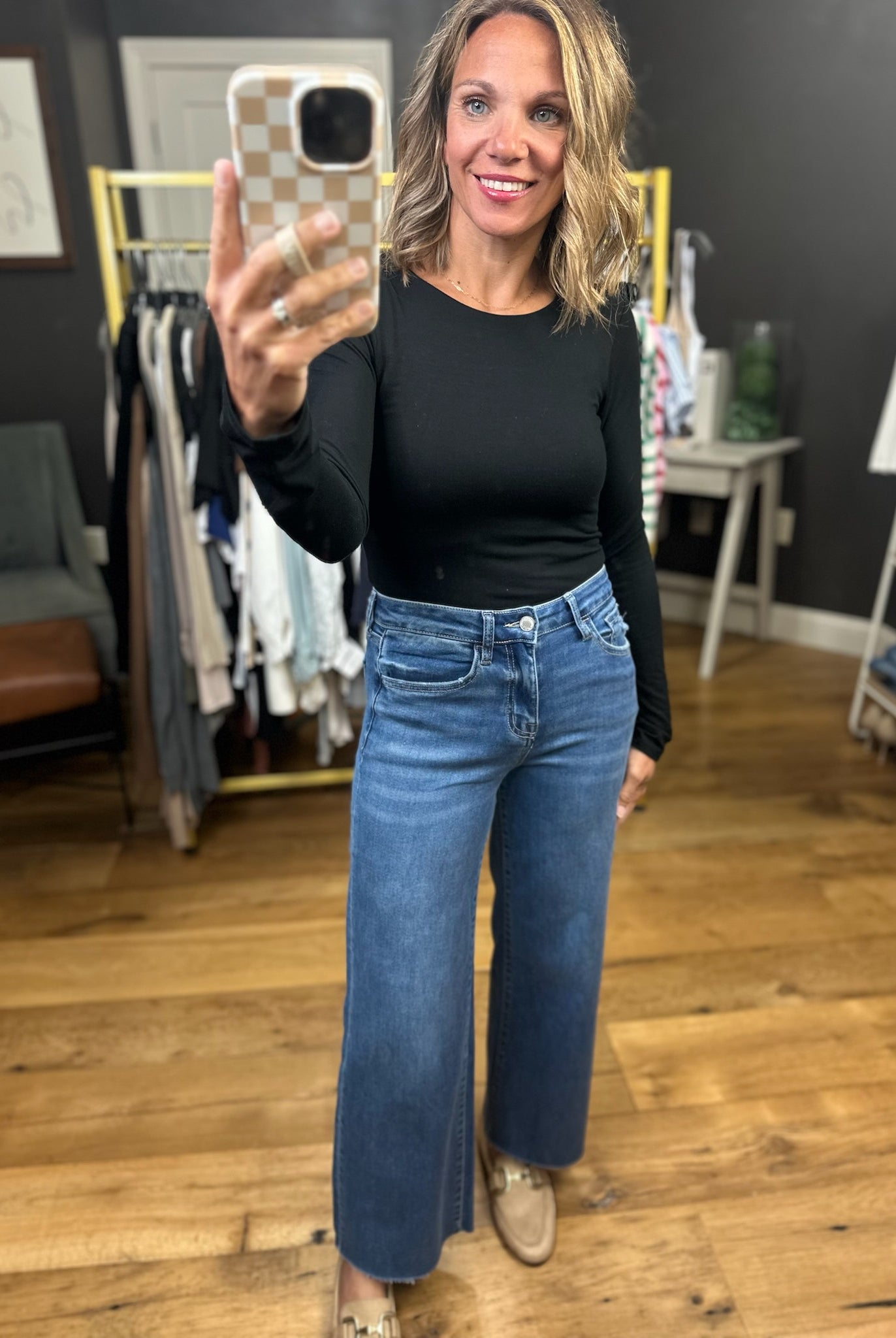 The Lucy High Rise Wide-Leg Crop Denim-Vervet-Anna Kaytes Boutique, Women's Fashion Boutique in Grinnell, Iowa