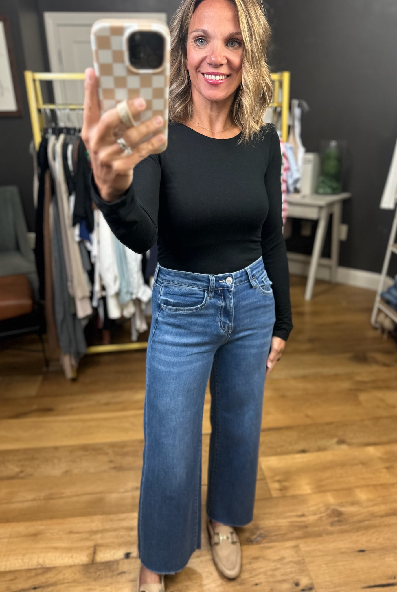 The Lucy High Rise Wide-Leg Crop Denim-Vervet-Anna Kaytes Boutique, Women's Fashion Boutique in Grinnell, Iowa