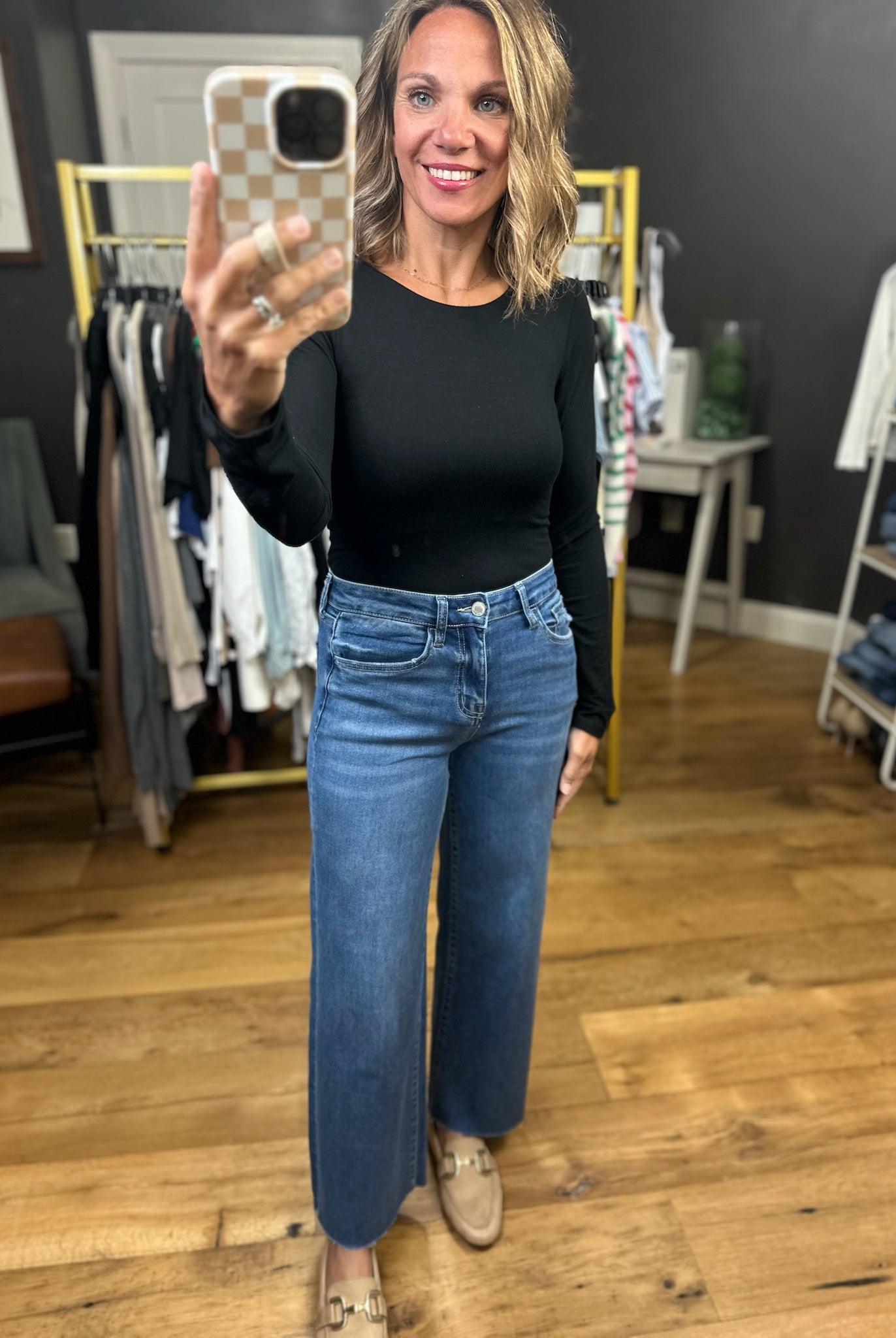 The Lucy High Rise Wide-Leg Crop Denim-Vervet-Anna Kaytes Boutique, Women's Fashion Boutique in Grinnell, Iowa