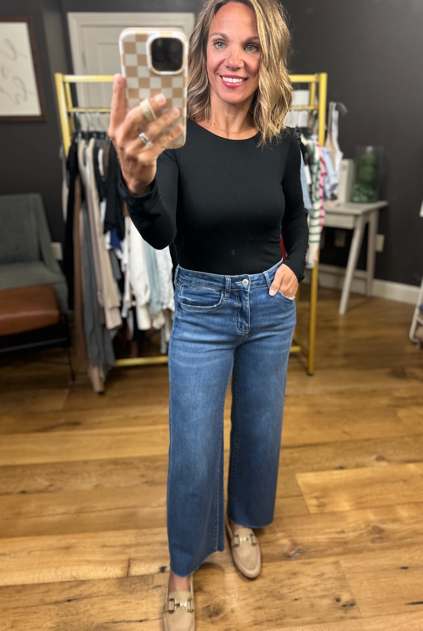 The Lucy High Rise Wide-Leg Crop Denim-Vervet-Anna Kaytes Boutique, Women's Fashion Boutique in Grinnell, Iowa