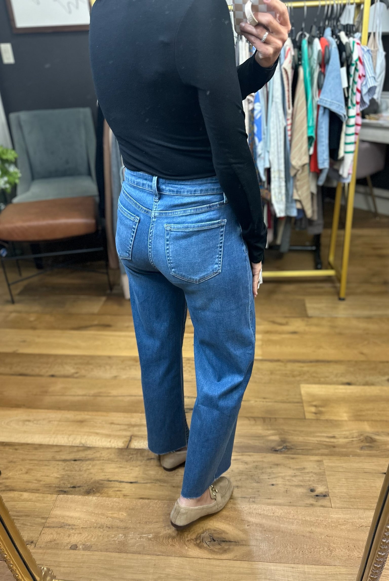 The Lucy High Rise Wide-Leg Crop Denim-Vervet-Anna Kaytes Boutique, Women's Fashion Boutique in Grinnell, Iowa