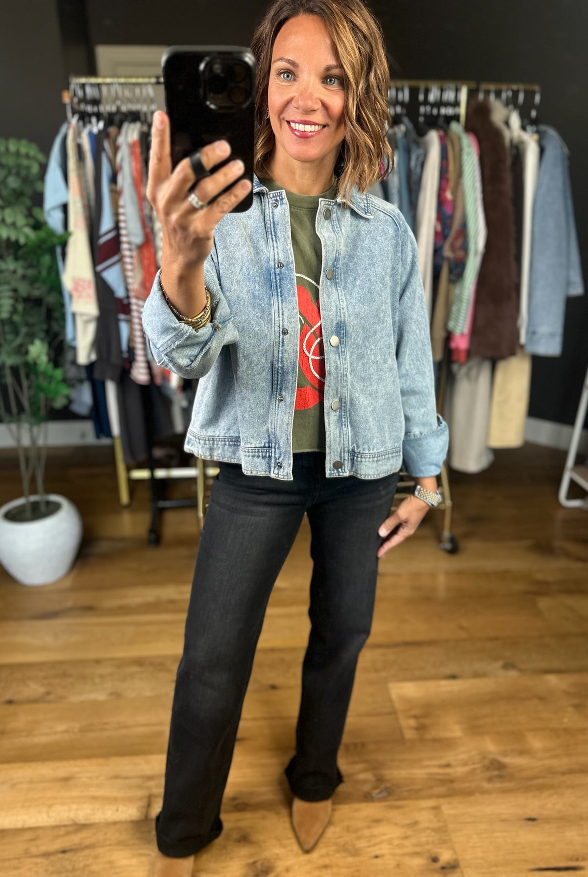 My Legacy Denim Jacket-Jackets-Fate-Anna Kaytes Boutique, Women's Fashion Boutique in Grinnell, Iowa