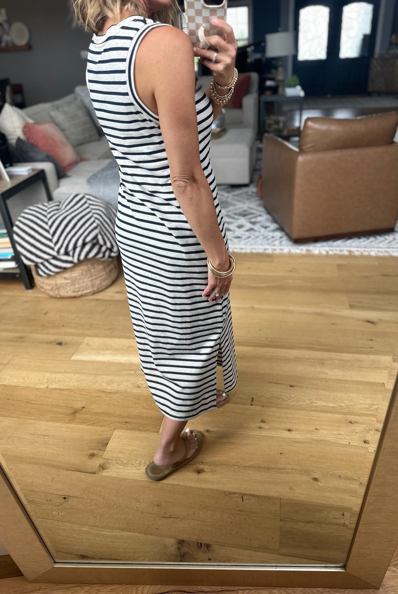 Stand By Me Striped Midi Dress - Multiple Options-Dresses-Eesome-Anna Kaytes Boutique, Women's Fashion Boutique in Grinnell, Iowa