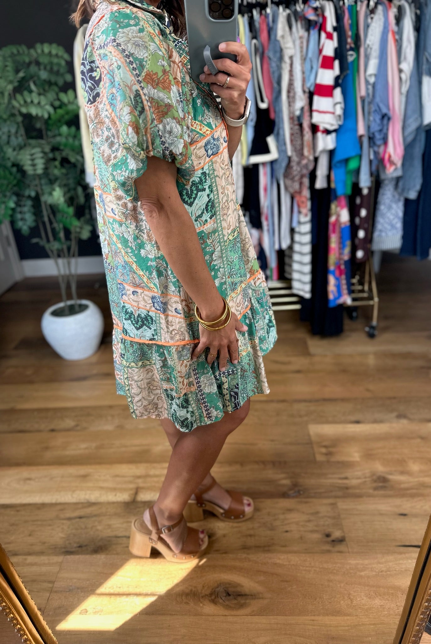 Down My Path Shift Dress-Dresses-Umgee-Anna Kaytes Boutique, Women's Fashion Boutique in Grinnell, Iowa