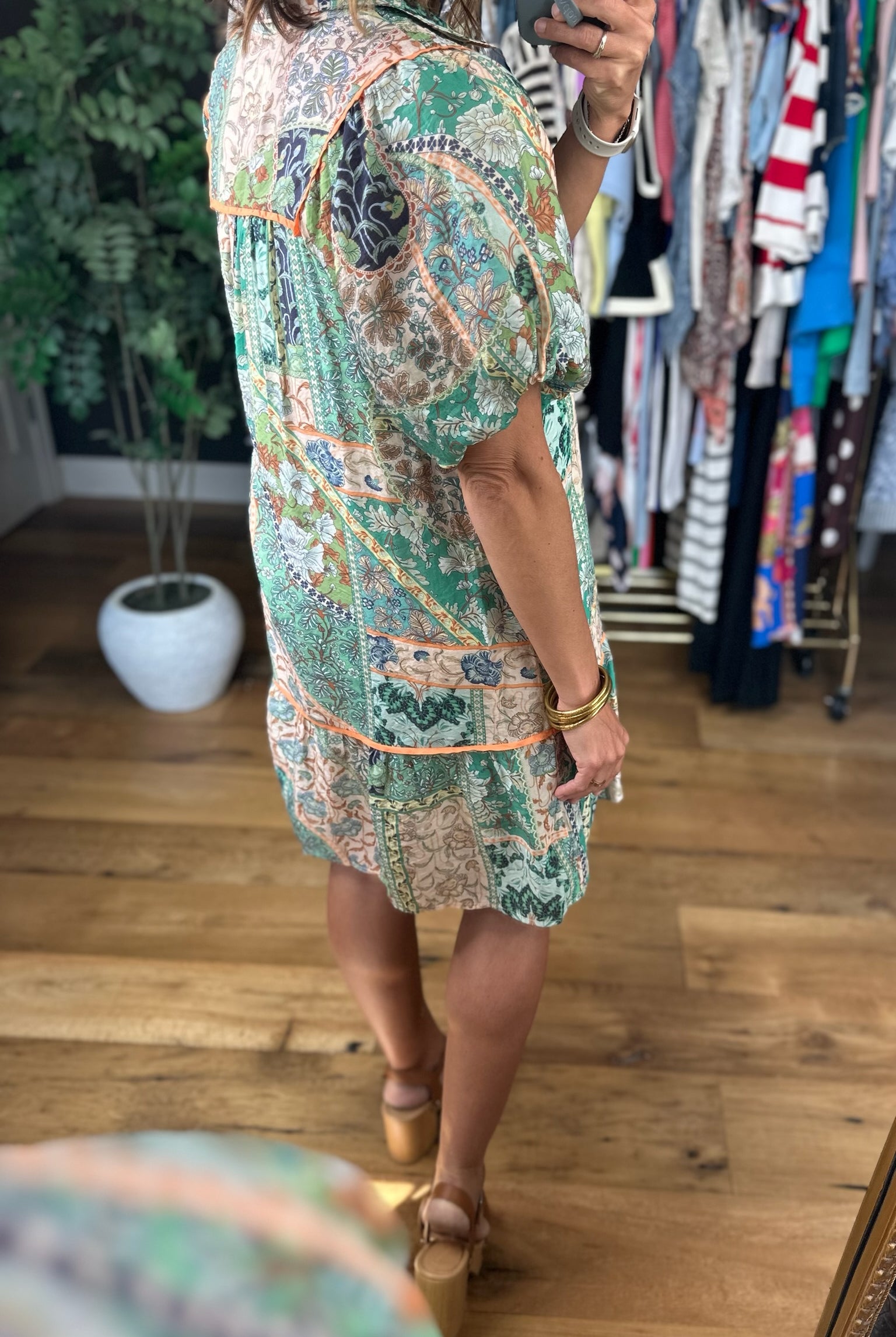 Down My Path Shift Dress-Dresses-Umgee-Anna Kaytes Boutique, Women's Fashion Boutique in Grinnell, Iowa