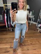 The Mallory Distressed Mom Jean-Jeans-Vervet-Anna Kaytes Boutique, Women's Fashion Boutique in Grinnell, Iowa