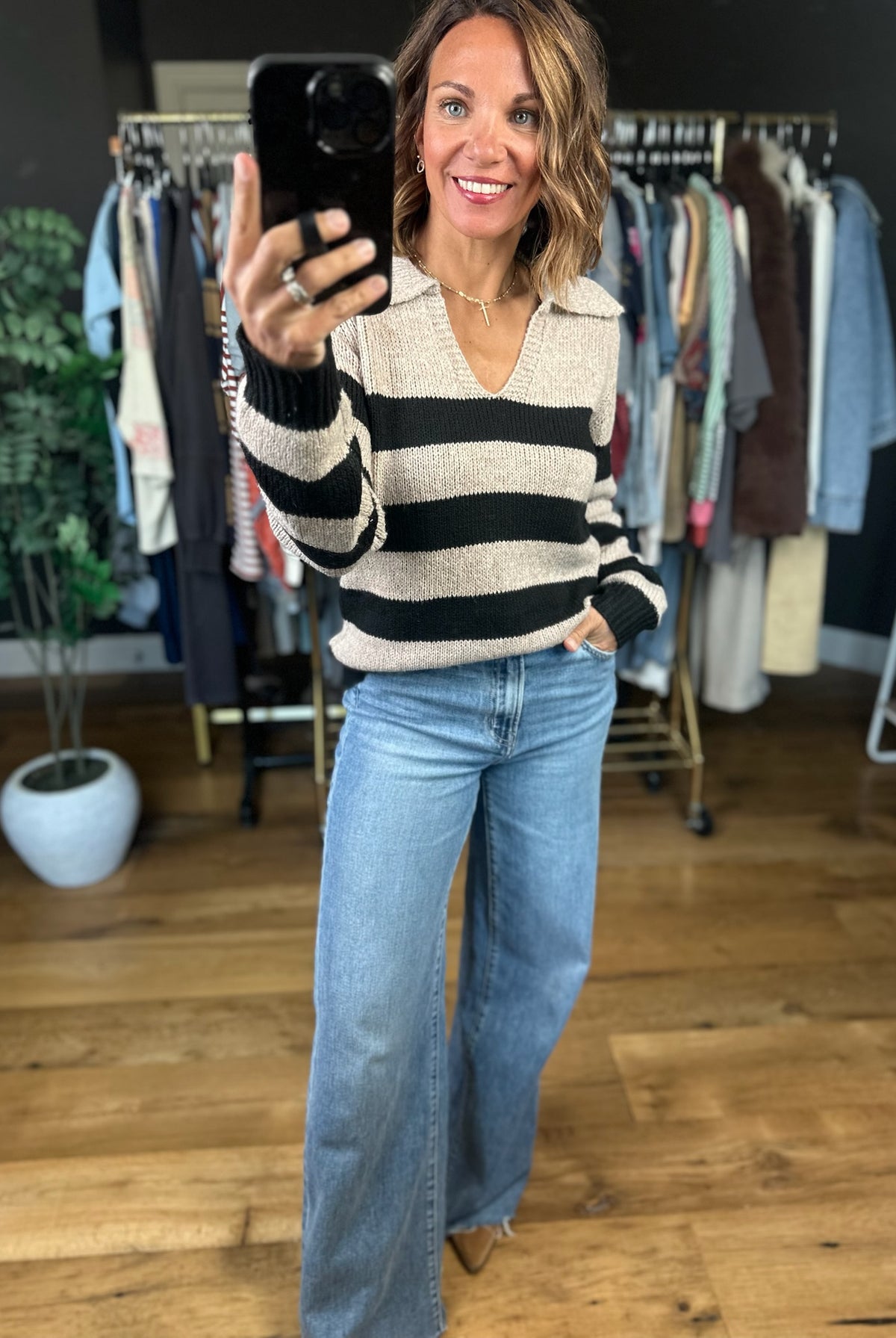 Right Mindset Knit Sweater-Sweaters-Fate-Anna Kaytes Boutique, Women's Fashion Boutique in Grinnell, Iowa
