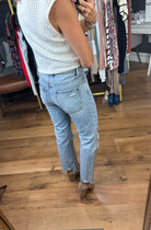 The Mallory Distressed Mom Jean-Jeans-Vervet-Anna Kaytes Boutique, Women's Fashion Boutique in Grinnell, Iowa