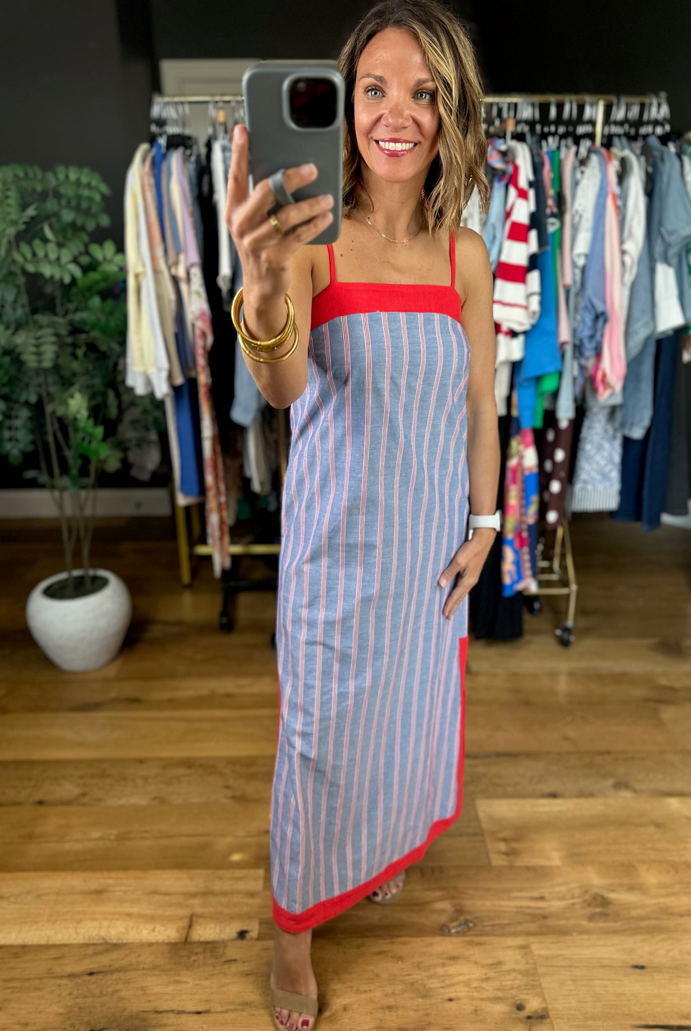 In Your Honor Pocket Linen Dress-Dresses-Entro-Anna Kaytes Boutique, Women's Fashion Boutique in Grinnell, Iowa
