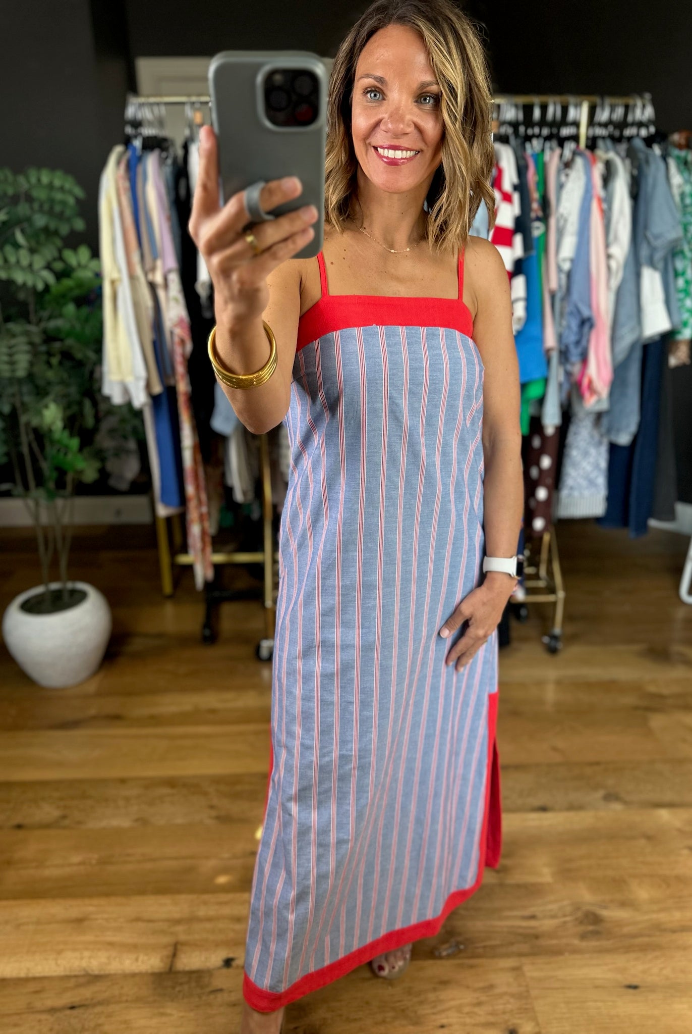 In Your Honor Pocket Linen Dress-Dresses-Entro-Anna Kaytes Boutique, Women's Fashion Boutique in Grinnell, Iowa